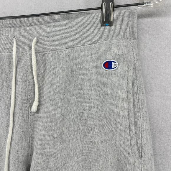 CHAMPION Sweatpants Womens XS Reverse Weave Warm Up Cotton Blend Gray VTG - Picture 4 of 13